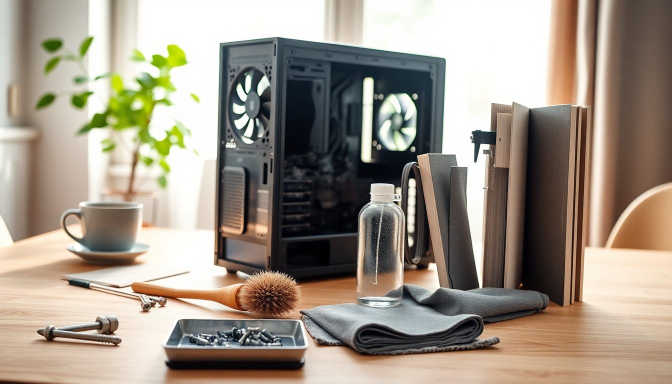 Mantenimiento esencial del PC: limpieza física y optimización de software