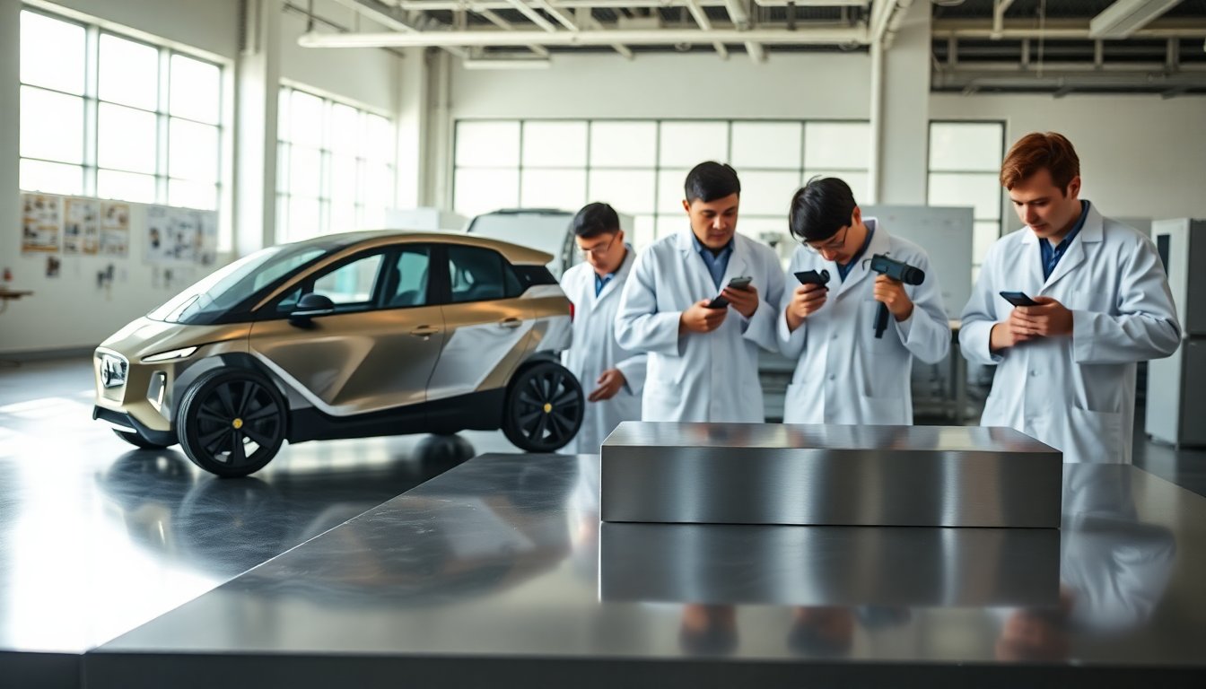 Técnica Innovadora de Acero que Aumenta la Autonomía de los Coches Eléctricos