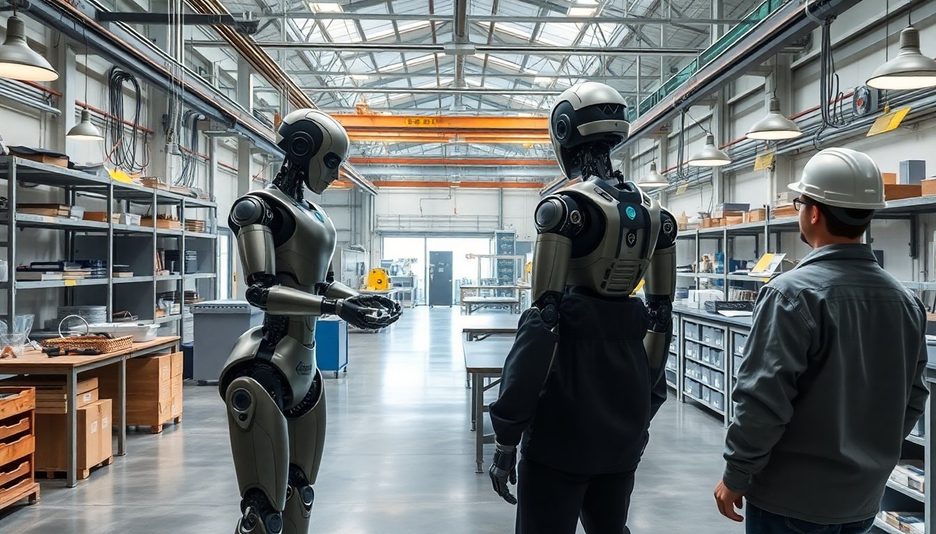 BMW inicia una prueba con robots humanoides en una planta alemana