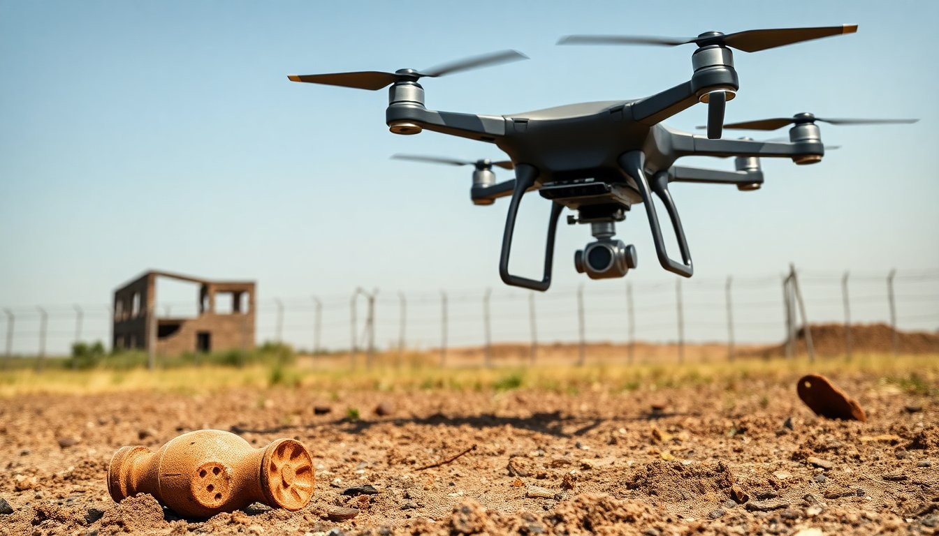 Cómo drones y IA aceleran el desminado mientras resurgen las minas terrestres en Europa y África
