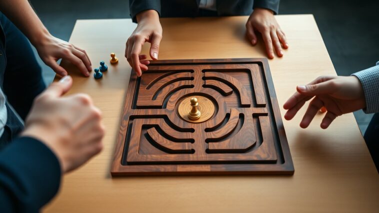 como un juego simula el laberinto del h 1b y sus decisiones humanas 1773942740