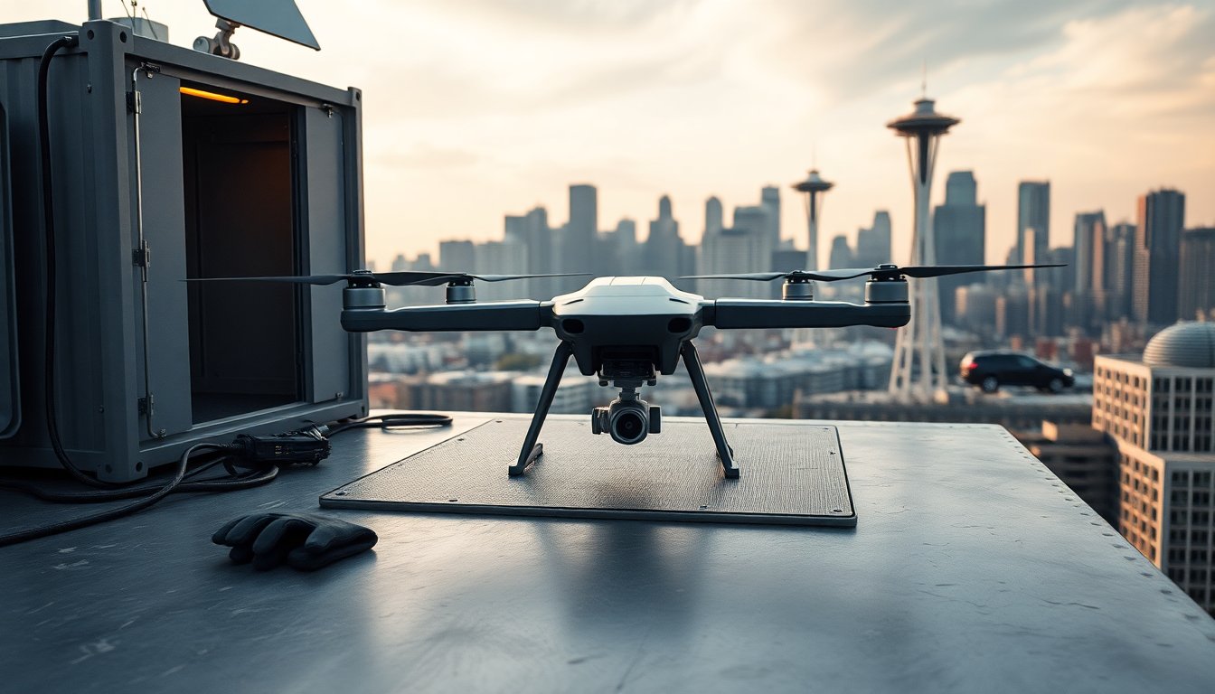 Guardian de Brinc: dron con Starlink y estación autónoma para respuesta 911