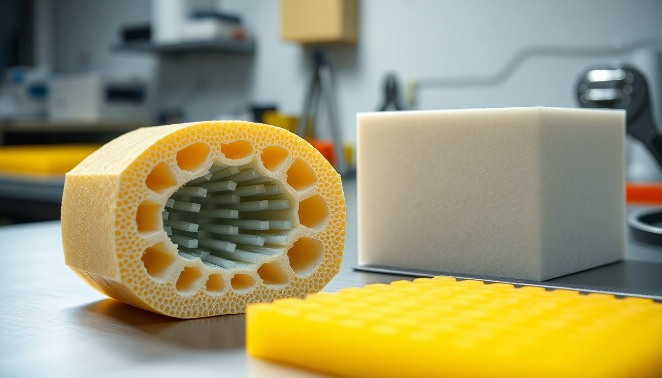 Material compuesto ligero y tunable que multiplica la absorción de impactos