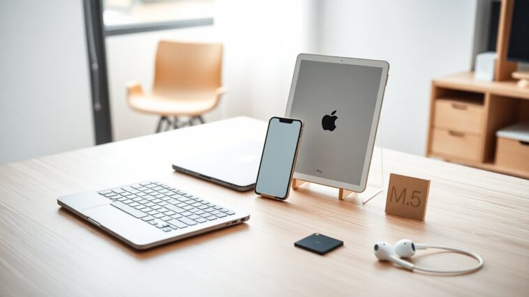 nuevos dispositivos apple macbook neo iphone 17e ipad air m4 y chips m5 1773755531