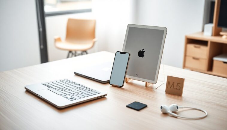 nuevos dispositivos apple macbook neo iphone 17e ipad air m4 y chips m5 1773755531