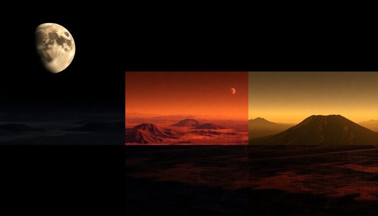 observaciones actuales la fase lunar hallazgos subterraneos en marte y volcanes conectados 1774679315