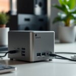 satechi cubedock hub compacto con thunderbolt 5 carga y almacenamiento opcional 1773010270