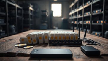 Cómo operan las granjas SIM y por qué representan un riesgo para tus cuentas