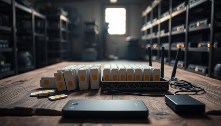 Cómo operan las granjas SIM y por qué representan un riesgo para tus cuentas