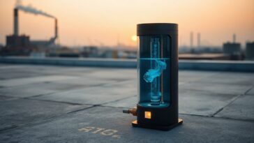 Dispositivo que convierte emisiones en energía y limpia el aire