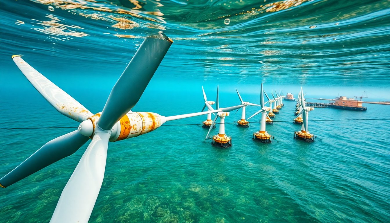 Energía marina: el potencial global de las turbinas submarinas