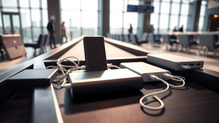 Límites nuevos para power banks en aerolíneas: qué debes saber