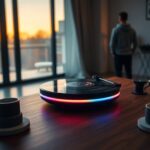 Plato giratorio CoolGeek TS-01 en Kickstarter: automático, con RGB y precio competitivo