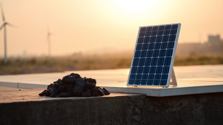 Renovables por delante del carbón: qué significa para la red eléctrica