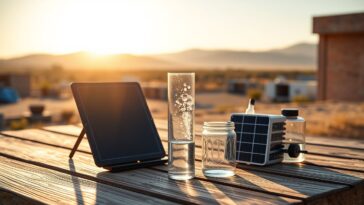 Sistema solar combinado para desinfectar agua potable rápidamente