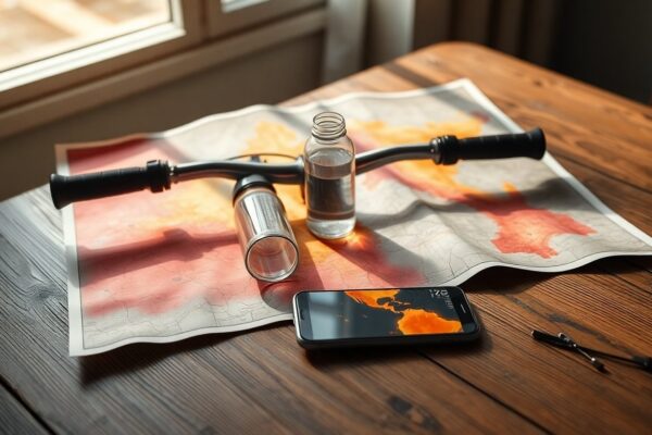 Cómo usar mapas térmicos y sombras para rutas seguras en bicicleta